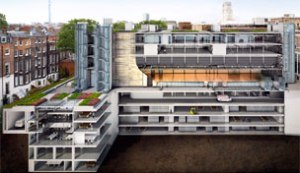 The new conservation and exhibition building