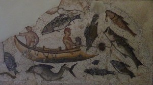 Fisherman mosaic