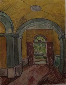 Even when his illness prevented him going out he found subjects to paint