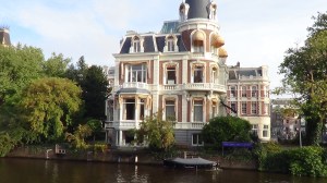 Canal-side house