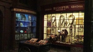 The Music seller and the riding equipment shop