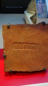 Roamn legion building mark - IX Hispania stationed at York after conquest of North