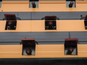 Gunports on HMS Victory