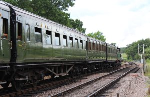 2014 Bluebell Railway - Sheffield Park - Southern Railway Maunsell Open Third No1336 SECRC Class 592