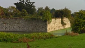 The remains of Howbury Manor