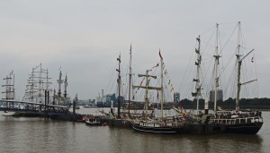 Ships moored at Woolwich Riverfront