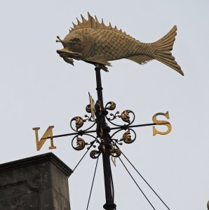 detail of weather vane