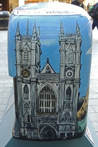 Westminster Abbey on 'City of Westminster' bus