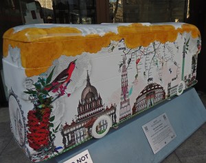 'Gull Graeni Straeto' depicting the country bus network