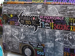 'Accessi bus' allowed people to add there own contributions