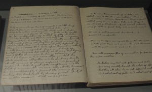 One of Conan-Doyle's original notebooks