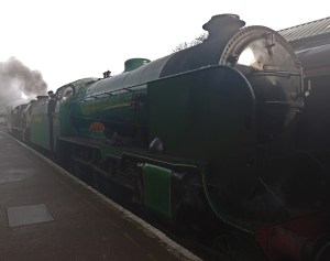 925 Cheltenham and 850 Lord nelson waiting to leave Alresford