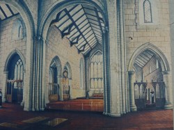 Artists impression of Abbey Church in 14th century