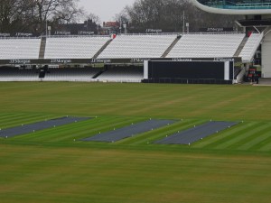 The view from the England balcony