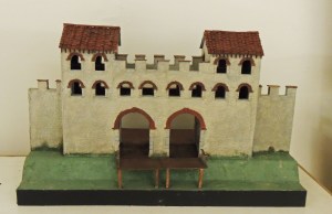 Model of possible appearance of Western Gatehouse