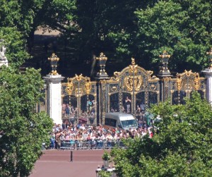 Buckingham Palace from Tower of Westminster Ctahedral