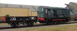 Phantom undertaking shunting manoeuvres in the yard