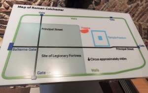 Map of Roman Colchester