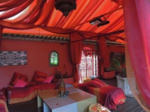 A pavilion in the Spanish Garden