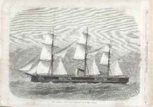 HMS_Captain by William Frederick Mitchell [Public domain], via Wikimedia Commons 