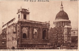 St Nicholas Cole Abbey 1941 from https://www.flickr.com/photos/pellethepoet/