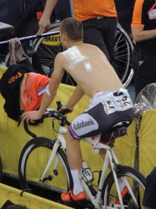 When you fall off, you get straight back on!