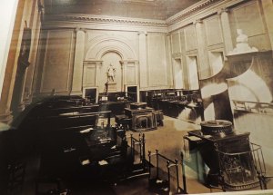 The original banking hall which remained in use until 1920's