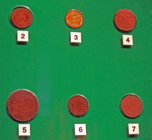 Coins minted at Tower mint