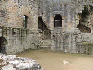 Stairways to upper floors