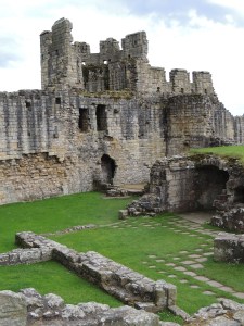 Remains of passage from lower ward to tower bailry