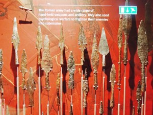 Weapons found on site