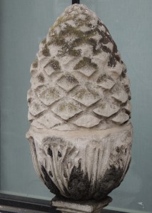 One of the wall capitals