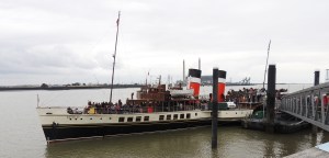 PS Waverley alongside at Gravesend