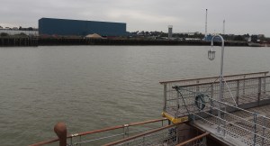 Industrial Thames on the outskirts of Gravesend