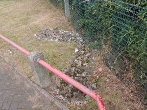 Evidence of the rest of the villa can be seen in the surrounding grounds