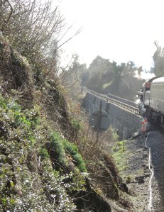75014 approaching Broadsands Viaduct