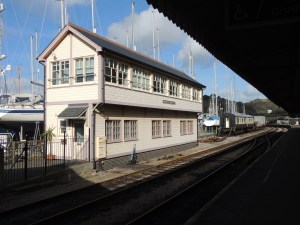 Signal box at Kingswear